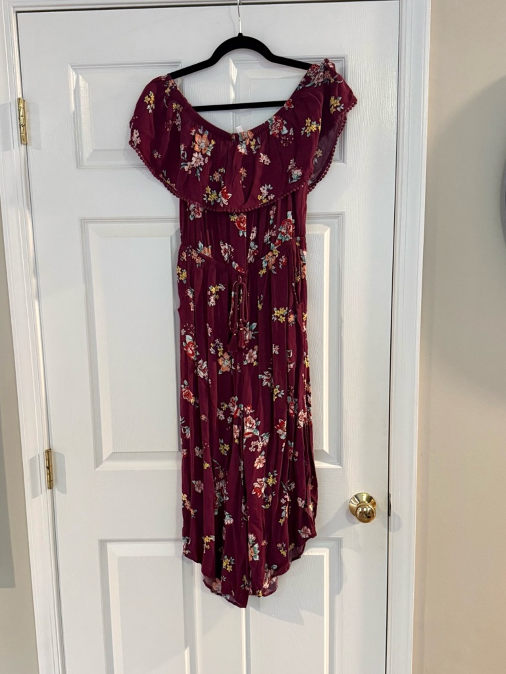 One piece cropped jumpsuit